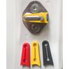 4pcs Car Door Shock Absorber Pads Car Shock Absorber Silicone Sleeve For Car Door Lock Cushioning Damping Sealing Gasket