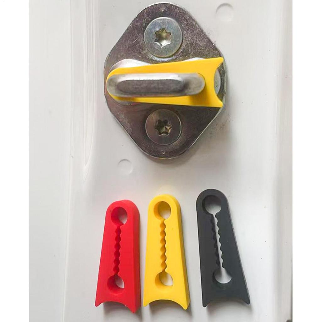 4pcs Car Door Shock Absorber Pads Car Shock Absorber Silicone Sleeve For Car Door Lock Cushioning Damping Sealing Gasket