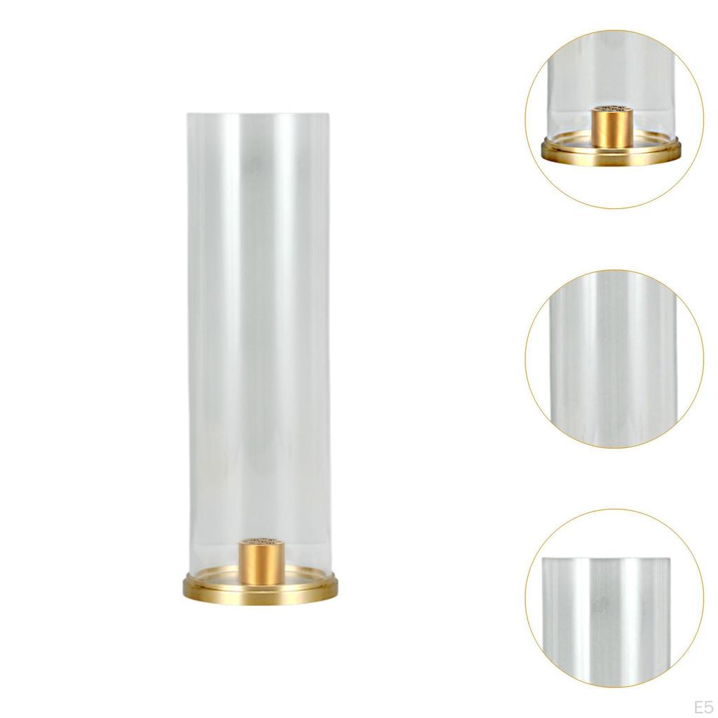 Incense Holder for Sticks Ash Catcher Tray Collectibles Artwork with Transparent Tube Burner