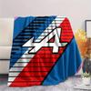 Alpine F1 Team Flannel Blanket, High quality Comfortable for All Seasons, Home Decor, Warmth and Comfort