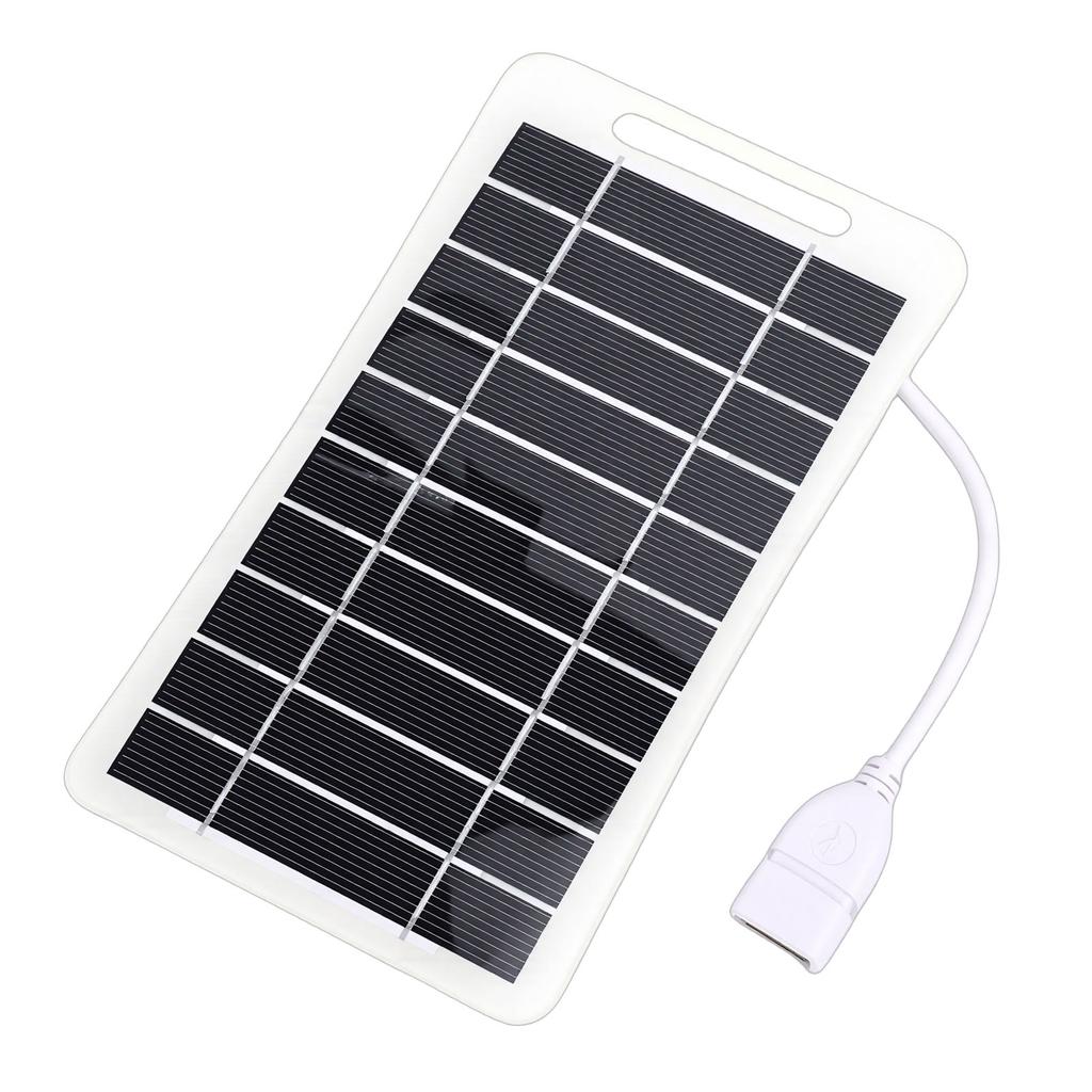 2W Small Solar Panel IP67 Water Proof USB Solar Panel Charger for Outdoor Emergency