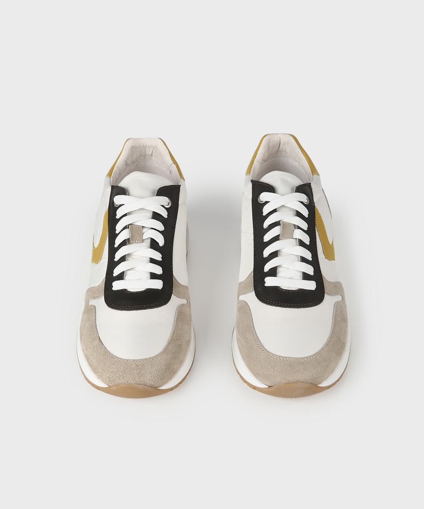 Panicale White Napa Leather Sneakers