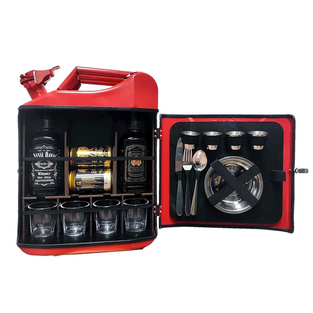 Oil Drum Wine Cabinet: Jerry Can Mini Bar Christmas Gift