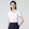 Trueman Women's V-Neck Short Sleeve Blouse