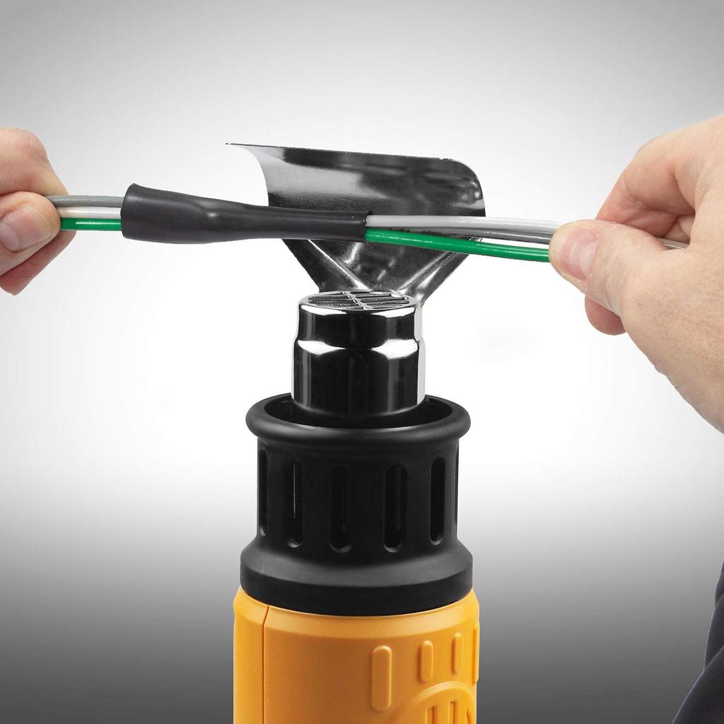 Heißluftpistole 1800W 122℉~1202℉(50℃- 650℃) Schnelles Aufheizen Hochleistungs-Heißluftgebläse-Set Variable Temperaturregelung Überlastschutz Mit 4 Düsen