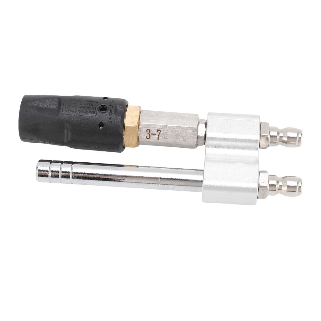 M5 Twist Nozzle High Pressure Washer Tip 1 4 Inch Quick Connect Stainless Steel Long Distance Nozzle 3 7 GPM Flow Rate