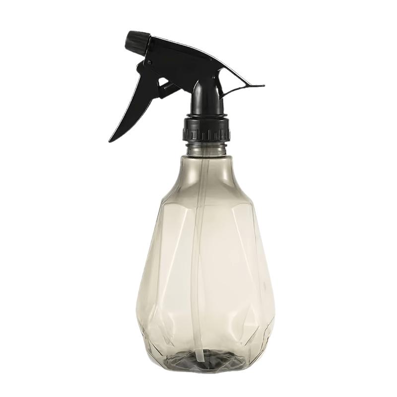 1Pc 16.91oz Transparent Plastic Pressure Sprayer With Black Handle - Dual Mode DC/Spray Suitable For Watering Plants And Home Disinfection Durable