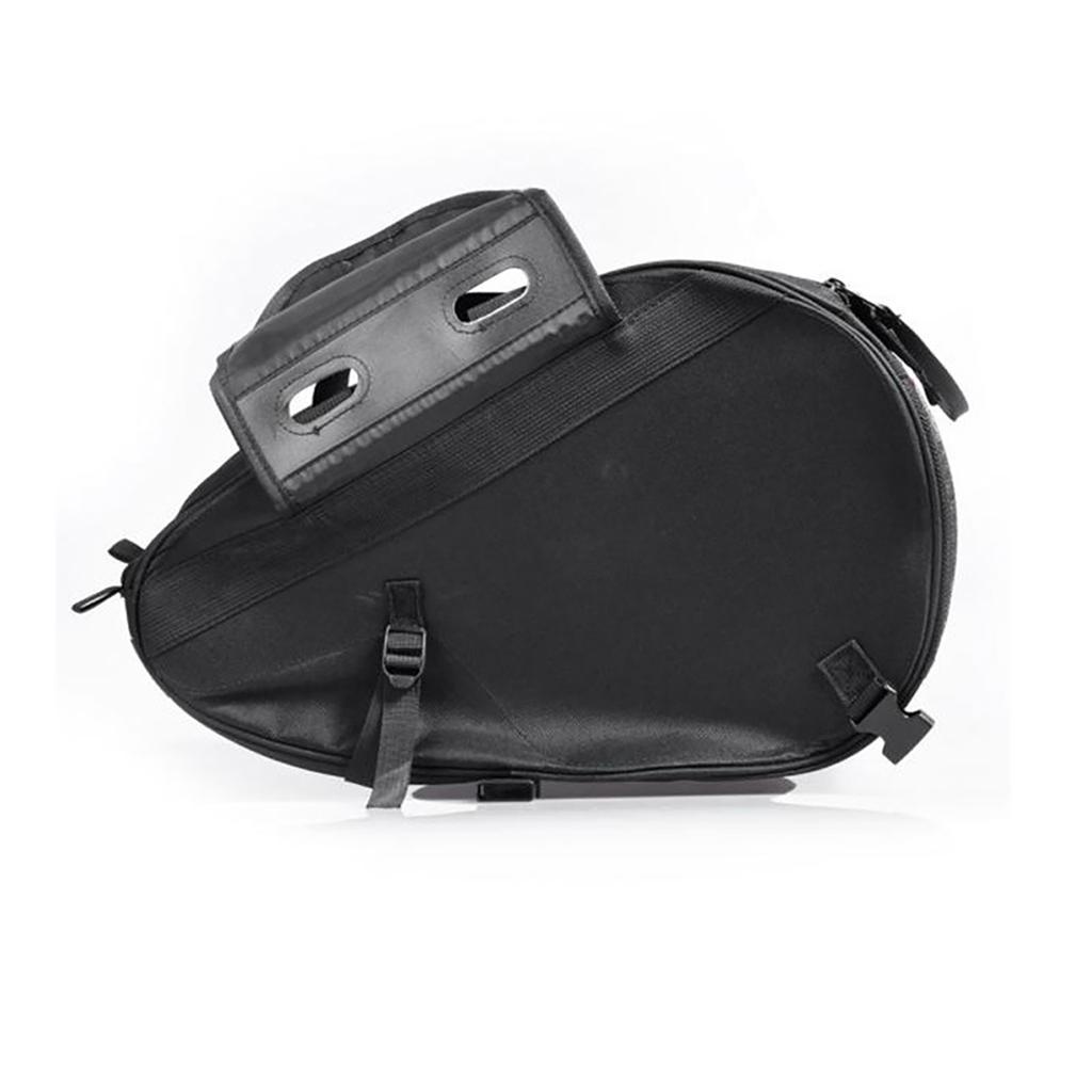 Motorcycle Saddlebag Cycle Side Bag Universal Rear Storage Organizer 36 58L with Waterproof Cover