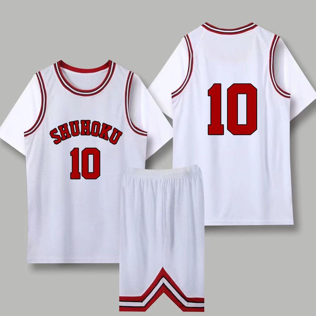Slam Dunk Jersey Liuchuan Maple No. 11 Short-Sleeved Basketball Jersey Sakuragi Blossom Road No. 10 Xiangbei Team Wuhu