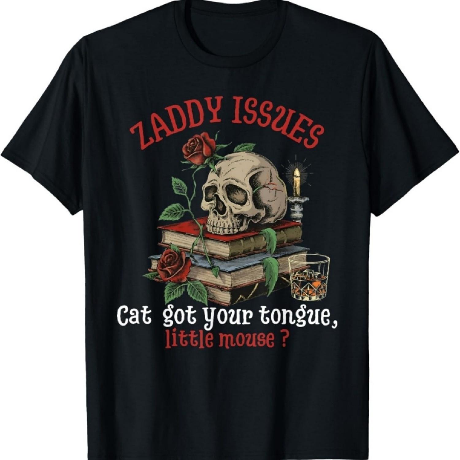 Кот проглотил твой язык, мышонок Заде Медоуз идея Booktok Футболка XXXXXL чёрный