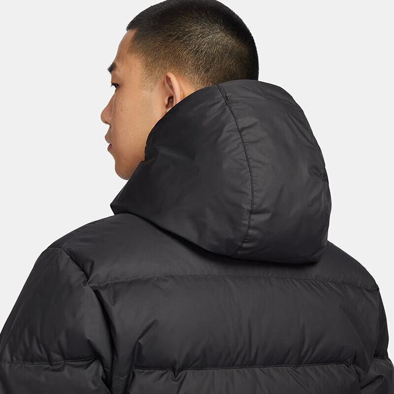 NIKE Men's Winter Short Hooded down Jacket Sports Windproof Coat