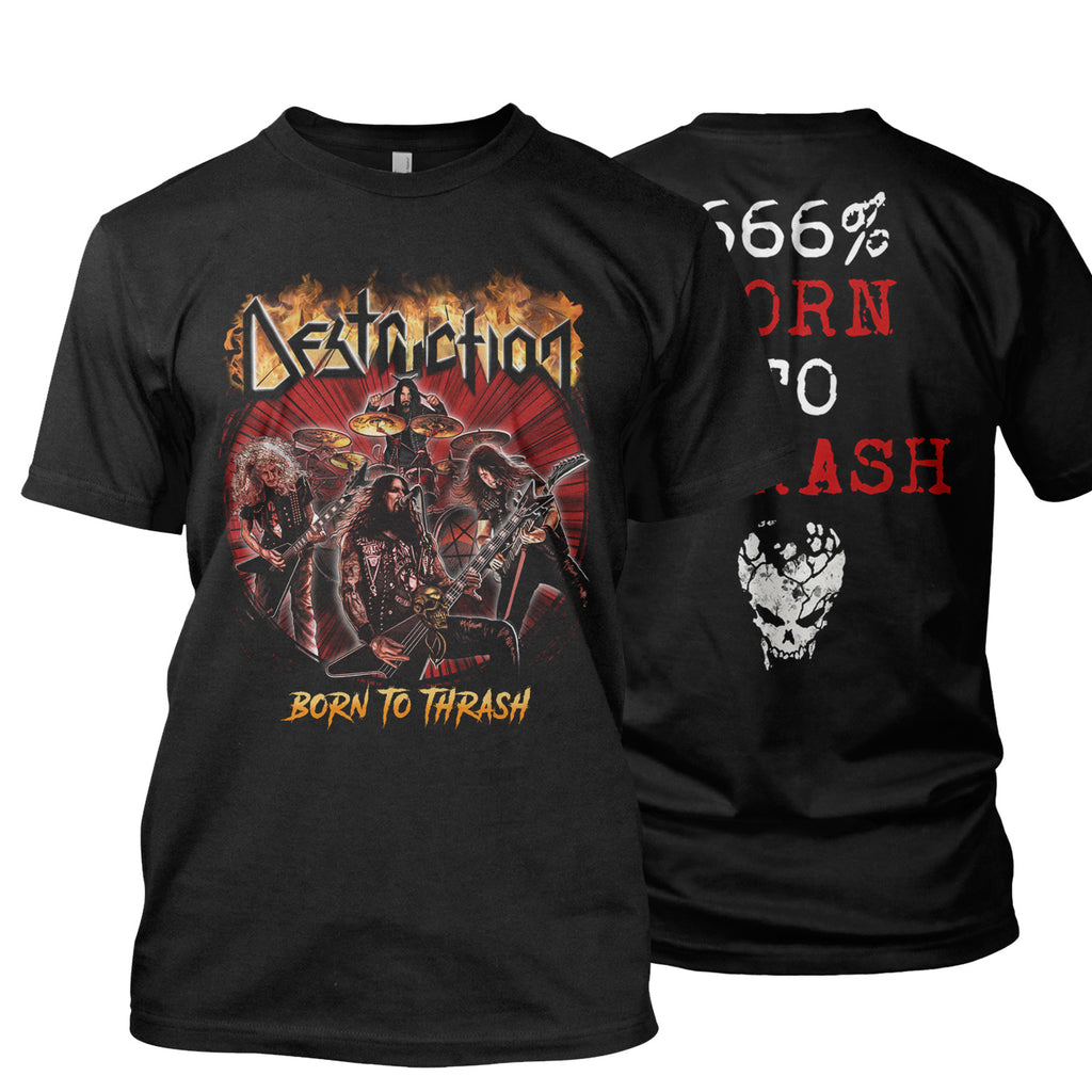 Best DESTRUCTION Band Graphic Cotton T-shirt Unisex Summer Short Sleeve Fashion Brand Tee Luxury Casual Vintage Retro Top