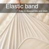 Winter Warm Plush Fitted Sheet Mattress Cover Fluffy Faux Rabbit Fur Bed Protector with Elastic Band for Home Hotel Drap De Lit