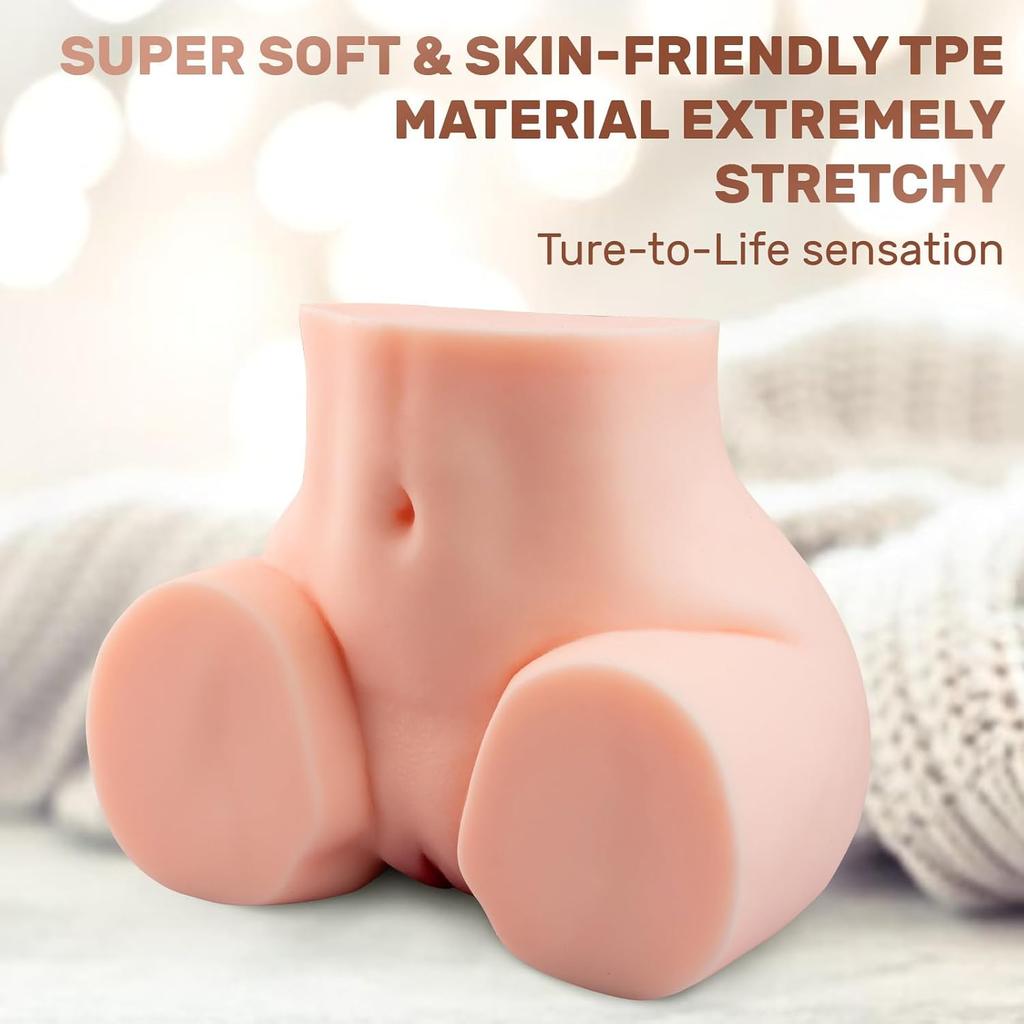 Sex Doll for Men Realistic Female Butt Male Masturbator Lifelike Sex Toy with Tight Vaginal Anal Real Love Dolls Pocket Pussy Ass