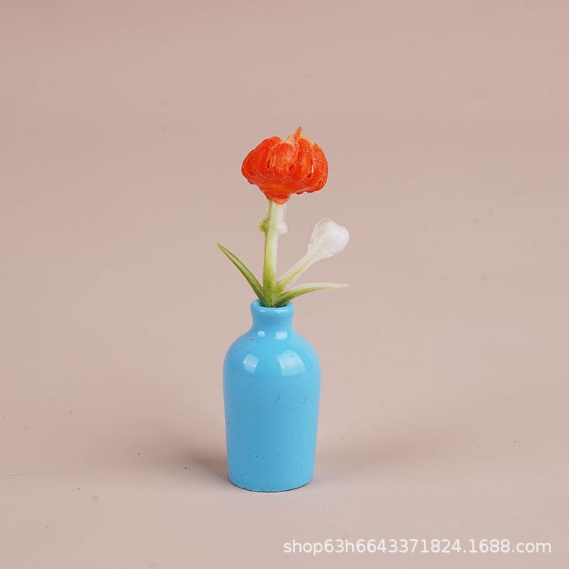 Kreative Retro Mini Vase Bogu Ständer Blumenständer Ausstellungsständer Modell Ornament Puppenhaus Spielhaus Kinderspielzeug