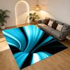 Blue Flow Living Room Nonslip Area Rug Soft Carpet For Bedroom Game Playroom Sofa Office Home Decor Doormat Christmas Gift C930429