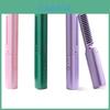 Red Book Style Negative Ion Straight Hair Comb Lazy Curling Iron For Home Use No Hair Damage 2-in-1 Straightening And Curling Comb