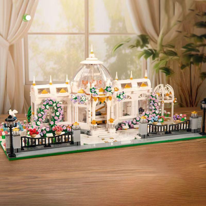 Non-Toxic 4217-Piece Classic Garden Square Building Block Set High-Quality Abs Material Creative Assembly Model Kit Ideal Christmas Gift