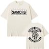 2026 Hot Sale Sons of Anarchy SAMCRO Men Women T-shirt Luxury Brand Fashion Big Size Top Casual Short Sleeve Streetwear New Arrival Tee Loose Top