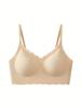 U-shaped Backless Lingerie for Women, Gathered with Chest Cushion, Worn with Hollowed Out Vest, One-piece Seamless Backless Sexy Bra