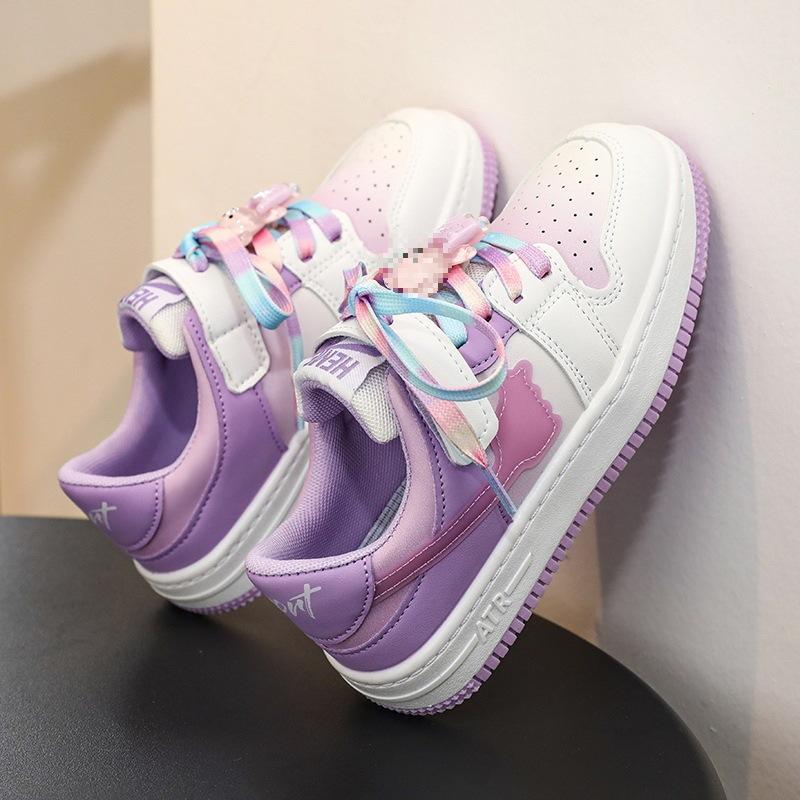 

Интернет-знаменитости весенние детские приливные девочки мальчики спортивная обувь детская повседневная обувь градиентный цвет обувь на доске студенты новые 36