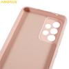 AMORUS For Samsung Galaxy A32 4G (EU Version) Case Precise Cutouts TPU Fiber Lining Shockproof Phone Cover