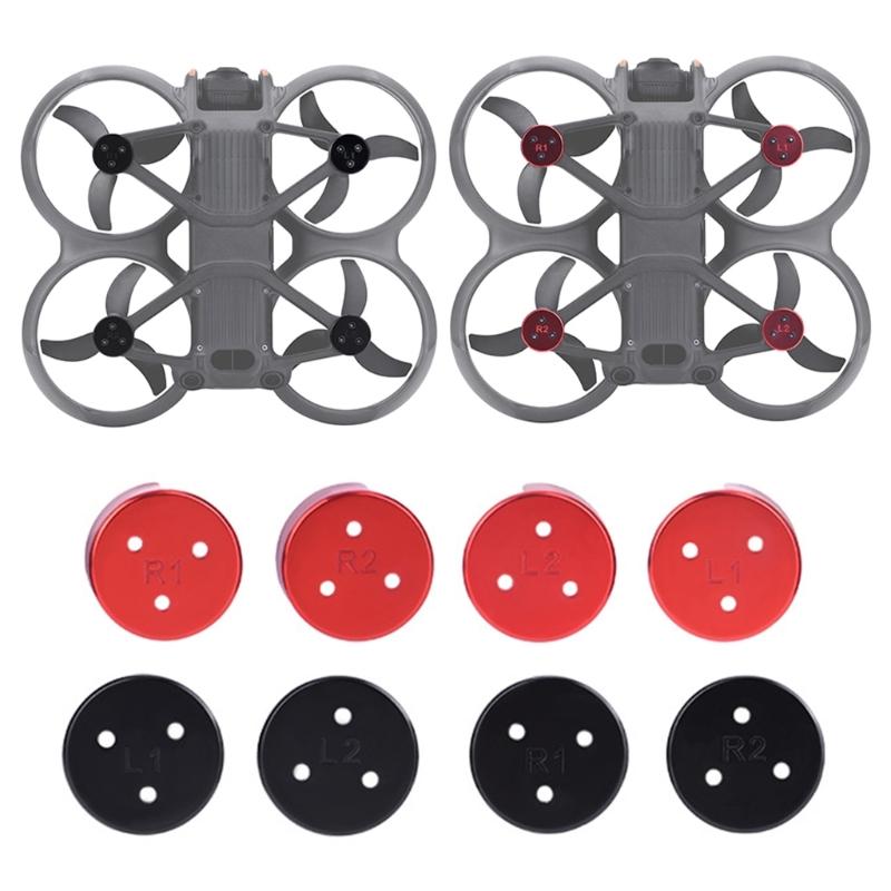 Quadcopter Engine Protections Caps Set, 4Pcs/set Aluminum Alloy Motor Guard Easy Installation Accessory for Avata 2