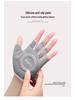 Damen Halbfinger Anti-Rutsch Fitnesshandschuhe für Radfahren, Klimmzüge und Kettlebell-Training