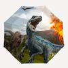 1PC Dinosaur Volcano Automatic Open/Close, Durable Foldable Design, Fashionable Compact Umbrella for Outdoor Adventures, Daily