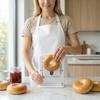 Bagel & Bread Guide - Adjustable Baking Mold & Cutting Stand, Safe And Even Slicing For Homemade Bagels And Breads