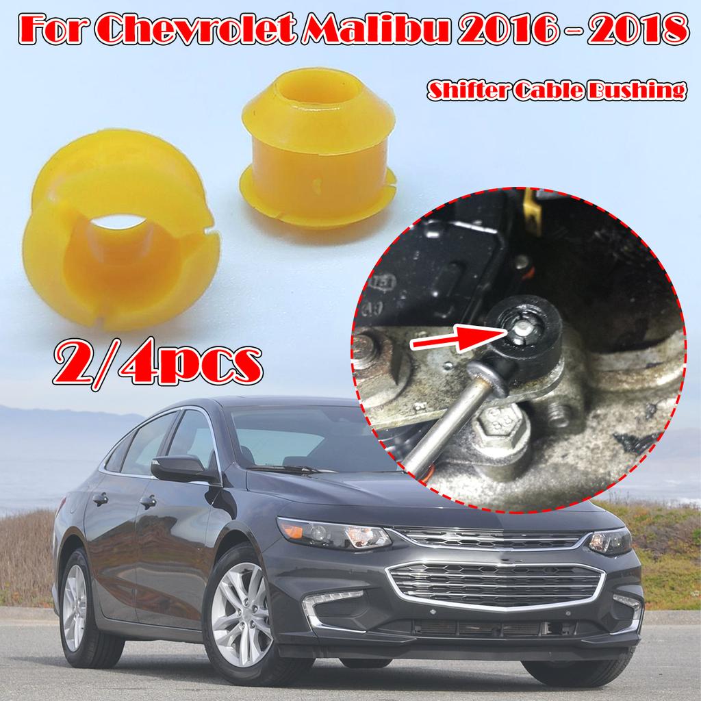 2/4pc For Chevrolet Malibu 16-18 Shift Cable Bushing Automatic Shifting Fix Gear Selector Change Lever Linkage End Pivot Grommet