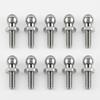 10 Pieces RC Car Screw Threaded Shaft M1.4 Machine