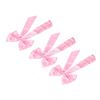 3pcs Bow Room Decor Large Satin Bows Wall Fireplace Elegant Ribbon Design Easy Installation Decorative for Parties