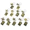 One Piece Keychain Set With Zinc Alloy Characters For Anime Fans And Gift Giving