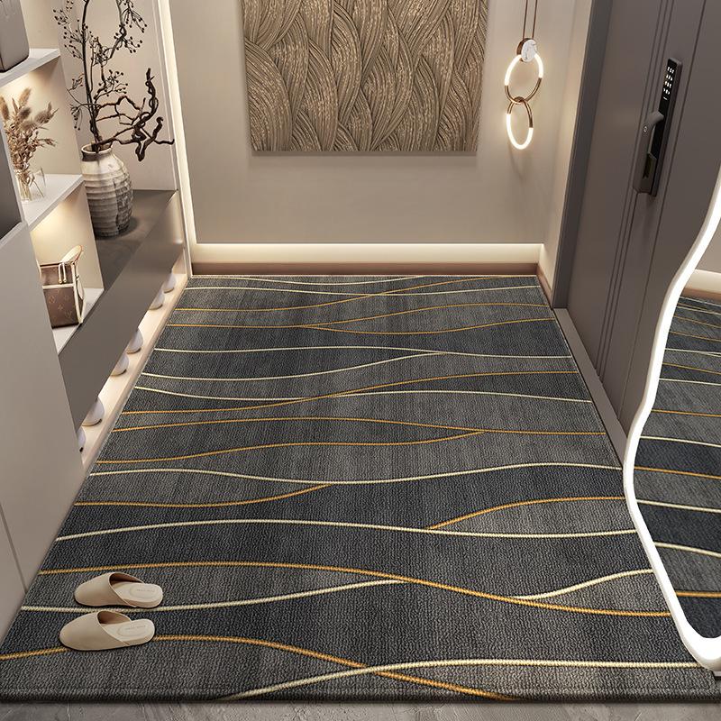 Household Entry Door Floor Mat, Entrance Entrance Entrance Flower Carpet, High-End Sense Of High-End Door, Dirt-Resistant And Easy To Take Care Of