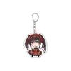 55MM Anime DATE A LIVE Keychain Itsuka Shido/Yatogami Tohka/Yatogami Tenka Key Chain Acrylic Model Plate Christmas Gifts