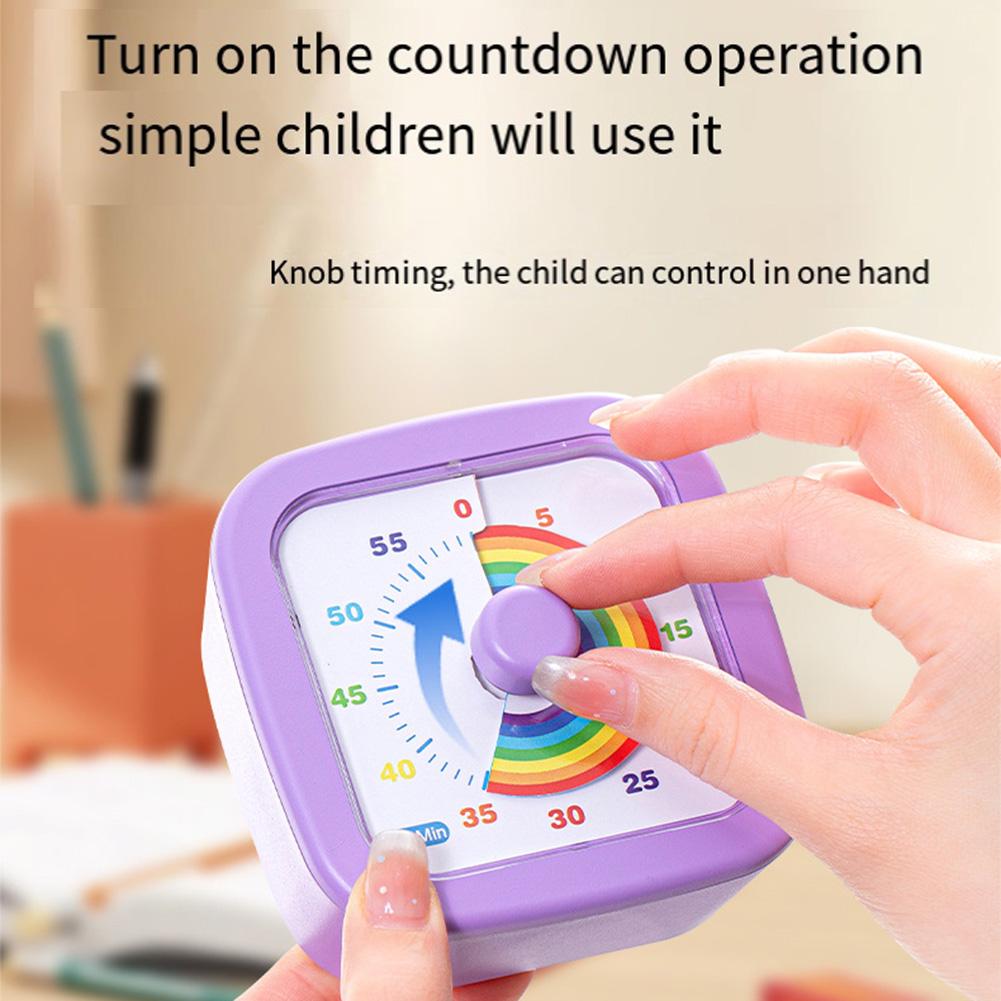 Perfektní společník pro Duhový disk Vizuální odpočítávací časovač pro každodenní použití