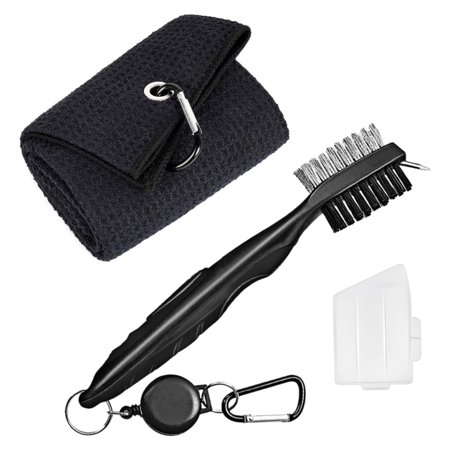 

Набор для чистки гольф-клуба Lunari, щетка, полотенце с карабином, чистящее средство для ухода и обслуживания