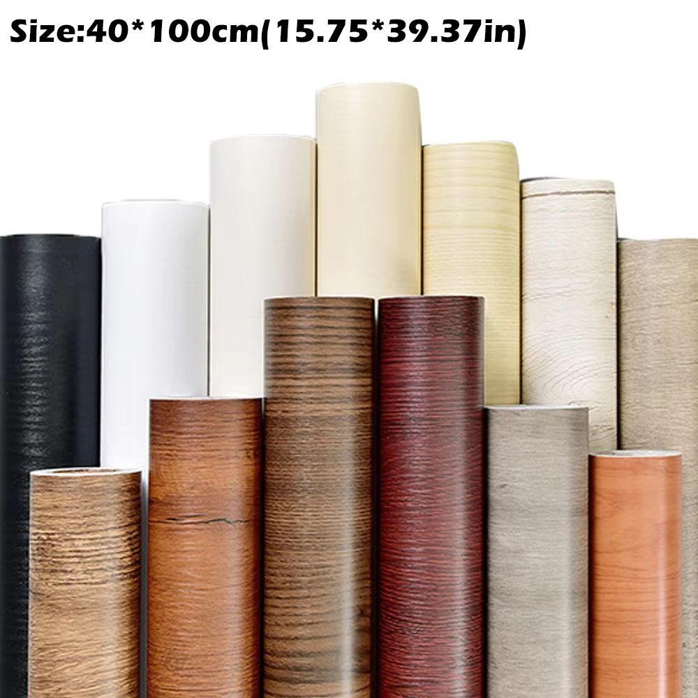 40x100cm Wall Sticker Self Adhesive Wallpaper Roll Cabinet Renovation Wallpaper  for DIY Home Decor