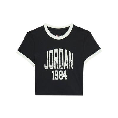 Round Neck Fashion Versatile Color Block Short Sleeve T-Shirt Women Tops Black HJ0197010