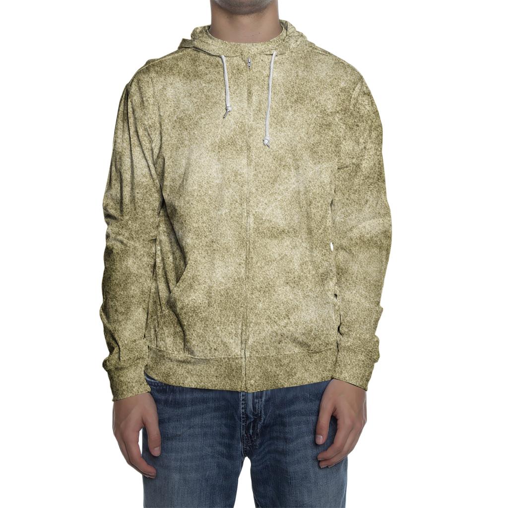 Herre Løstsittende Fritidsjakke med Hette og Snøring