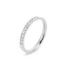 Light luxury titanium steel ring for women, temperament niche ring ins non-fading diamond-encrusted couple ring hand jewelry