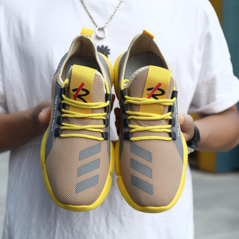 Men's shoes spring and autumn trendy shoes 2025 new versatile men's walking shoes casual sports breathable single shoes