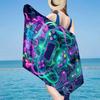 Neon Gaming Controller Beach Towel, Super Soft Microfiber, Gift for Her/Him, Birthday, for Pool, Beach, Travel, Home Decor Fan gifts