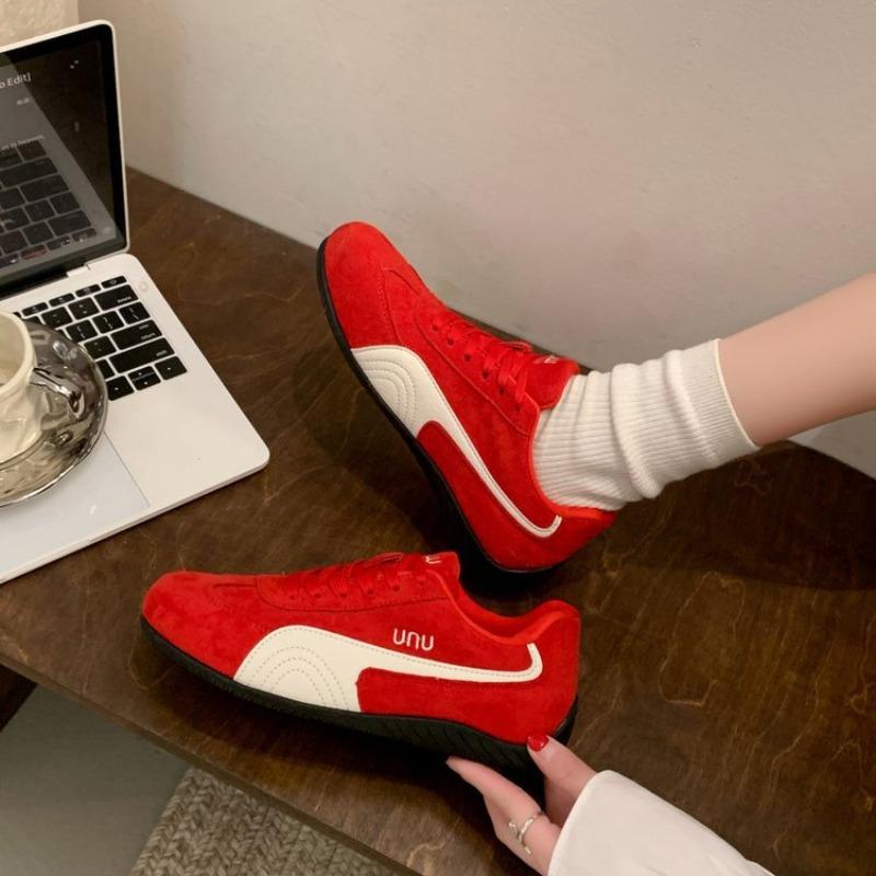 Spring single shoes new Korean version ins female student flat non-slip Forrest Gump shoes casual women's shoes K