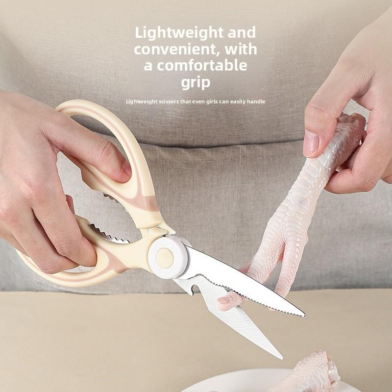 Multipurpose Stainless Steel Kitchen Shears Sharp Poultry Scissors Heavy Duty Bone Cutter Fish Meat Food Prep Kitchen Tool
