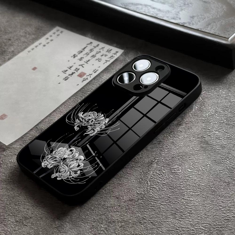 Anime Cool Tokyo Ghoul Phone Case For IPhone 17 16 Pro Max 15 Plus 14 Pro 12 11 13 Mini X XR XS Max SE Glass Cover