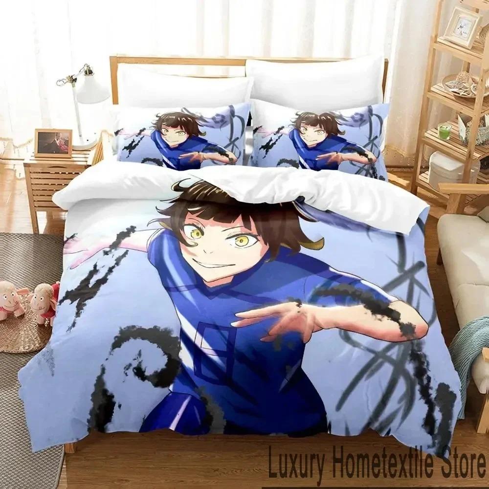 

3D-принт аниме синий замок комплект постельного белья для мальчиков и девочек Twin Queen King Size пододеяльник наволочка кровать для мальчиков взрослый домашний текстиль EU Single 135x200cm