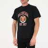 Balenciaga T-Shirts Men's Black Crew Neck Moderate Straight Fit 670943TLV891076