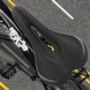 PU Leather Hollow Bicycle Saddle Folding Breathable Mountain Bike Cycling Seat CushionBlack